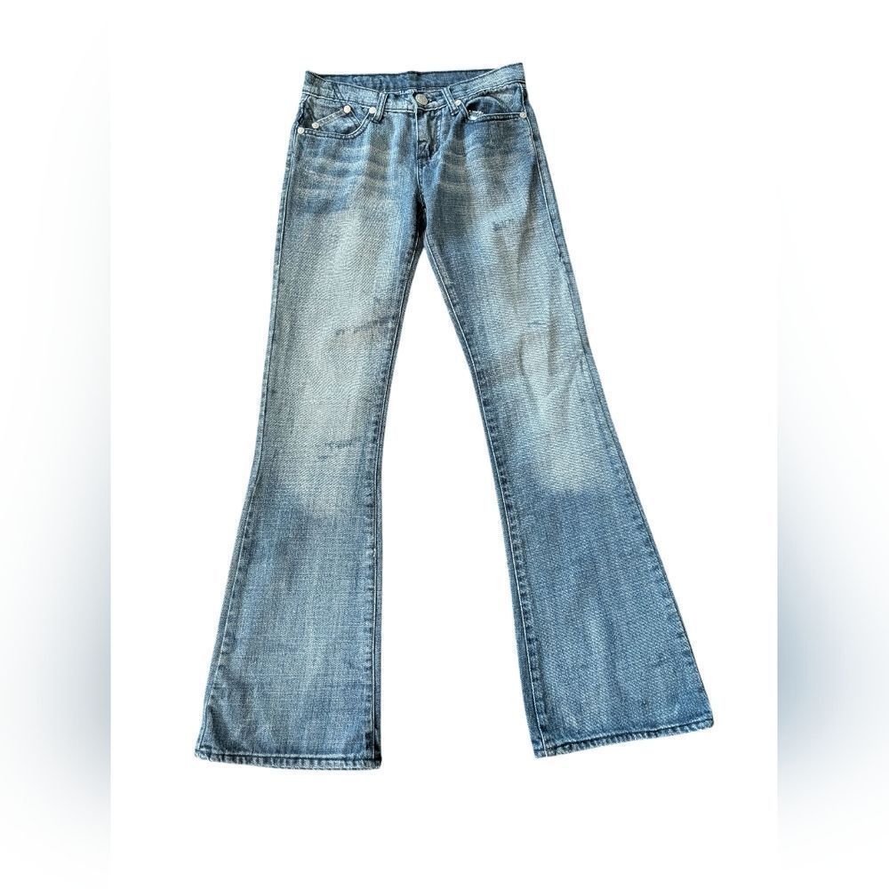 Original Victoria Beckham For Rock And Republic Low-rise Flare Jeans Size 27